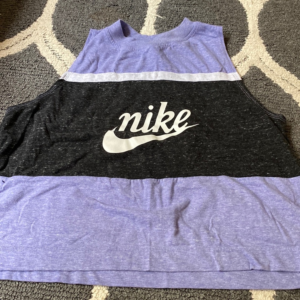 Purple Nike muscle tank